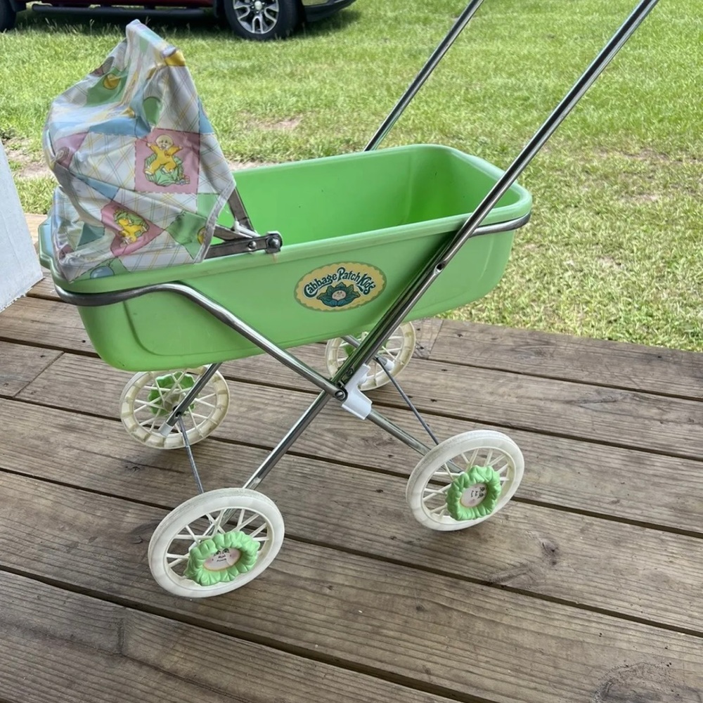 Vintage Coleco Cabbage Patch 1983 Kids Doll Stroller